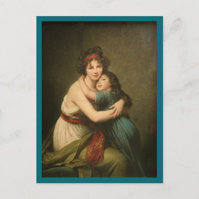 Elisabeth und ihre Tochter Postkarte (Vorderseite)