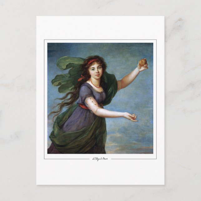 Élisabeth Vigée Le Brun #101 - Fine Art Postcard Postkarte (Vorderseite)