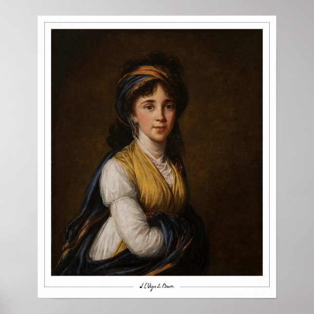 Élisabeth Vigée Le Brun Zedign Art Poster #1 (Vorne)