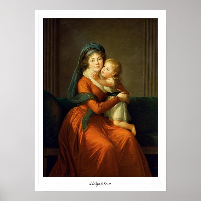 Élisabeth Vigée Le Brun Zedign Art Poster #10 (Vorne)