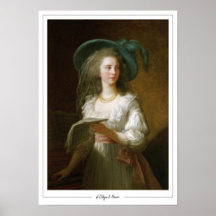 Élisabeth Vigée Le Brun Zedign Kunstposter #203 Poster