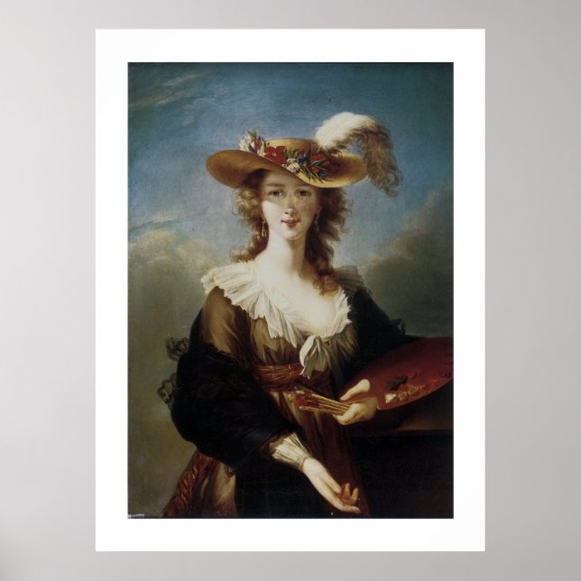 Elisabeth Vigee-Lebrun Selbstportrait Poster (Vorne)