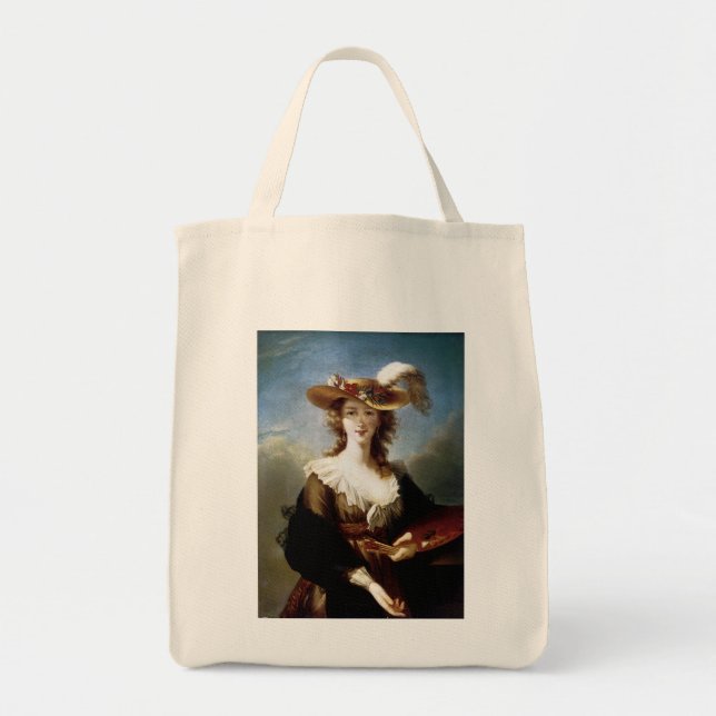Elisabeth Vigee-Lebrun Selbstportrait Tragetasche (Vorne)