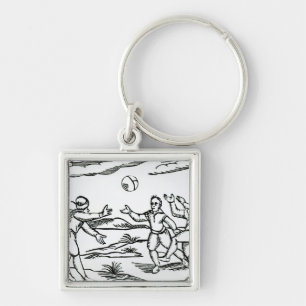 Elisabethanischer Fußball Schlüsselanhänger