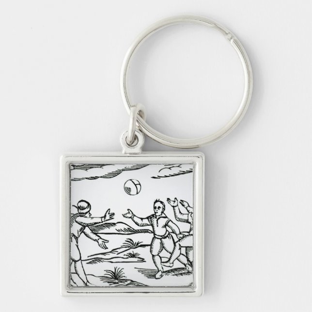 Elisabethanischer Fußball Schlüsselanhänger (Vorne)