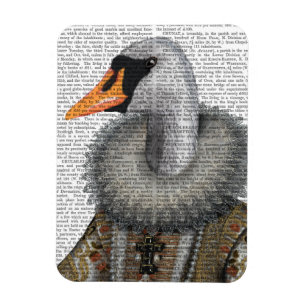 Elisabethanischer Schwan Magnet