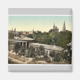 Elisens Brunnen, Aachen, der Rhein, Deutschland Kl Magnet