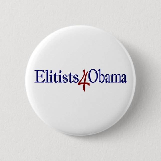 Elitäre 4 Obama Button (Vorderseite)