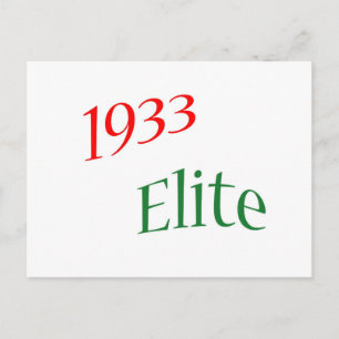 Elite 1933 postkarte