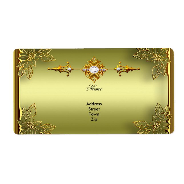 Elite Avocado Green Gold Verlobung Jubiläum (Vorne)