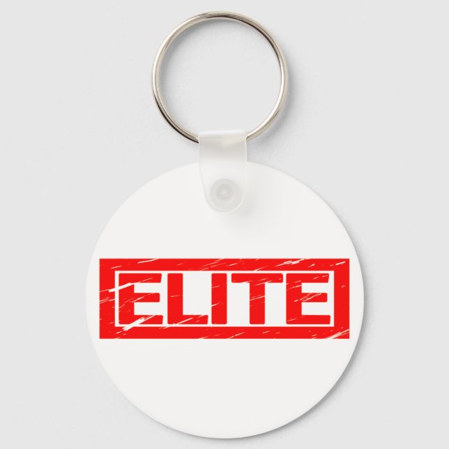 Elite-Briefmarke Schlüsselanhänger (Vorderseite)