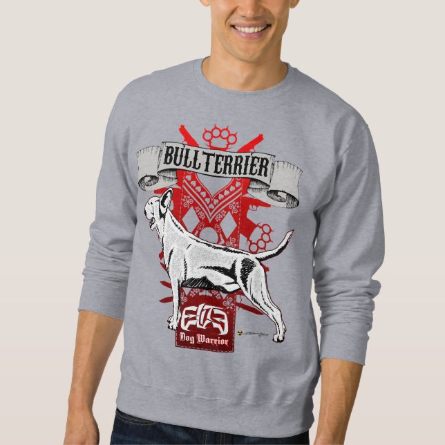 ElitE Bull Terrier Zuhause Keeper Sweatshirt (Vorderseite)
