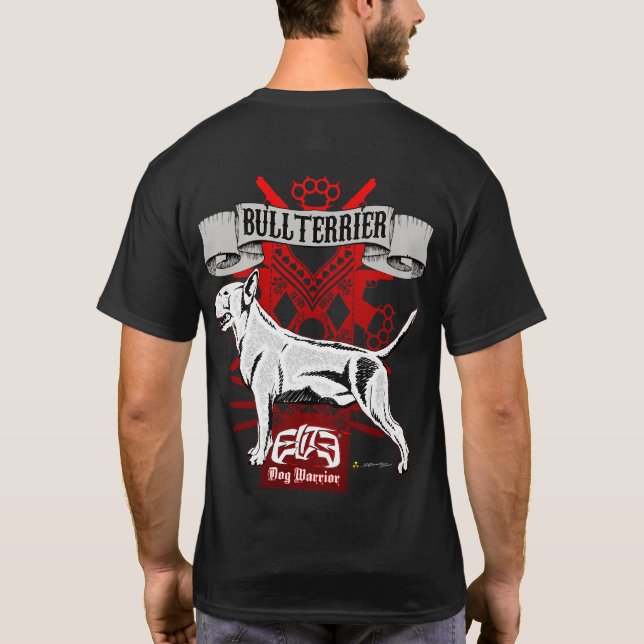 ElitE Bull Terrier Zuhause Keeper T-Shirt (Rückseite)