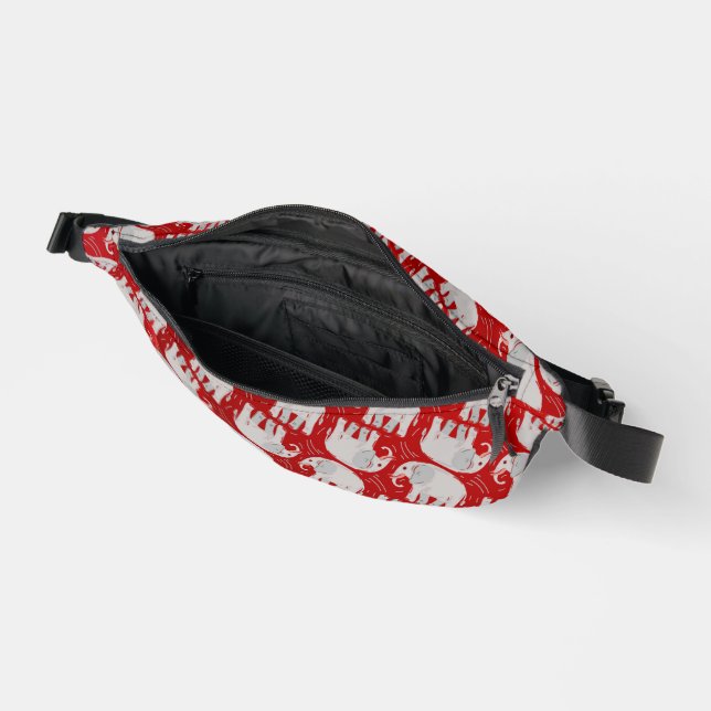 Elite Elephant 2-Sided Print Fanny-Pack Bauchtasche (Offen)