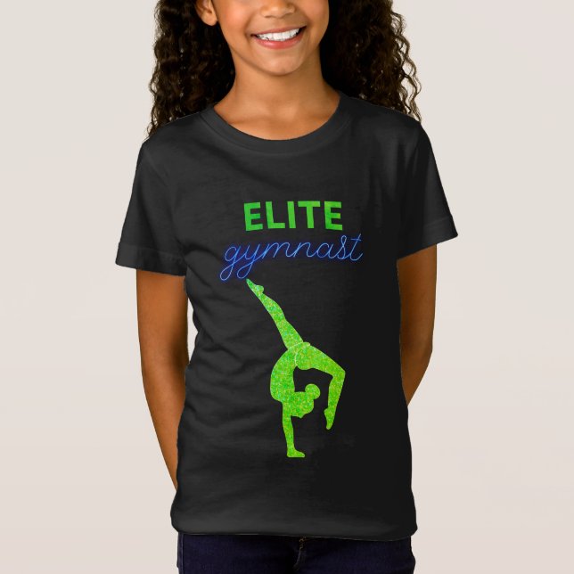 Elite Gymnast Gymnastik T - Shirt (Vorderseite)