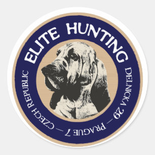 Elite Hunting Hostel Runder Aufkleber