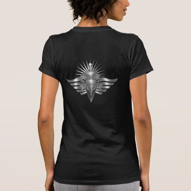 Elite Paratrooper-Gedenkdesign T-Shirt (Rückseite)
