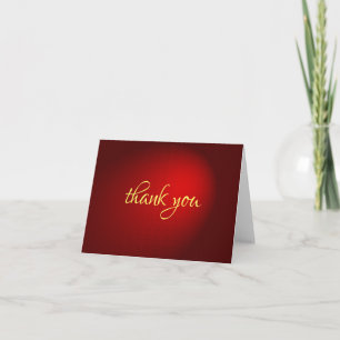 Elite Red Damask Template Calligrafy Vielen Dank Dankeskarte