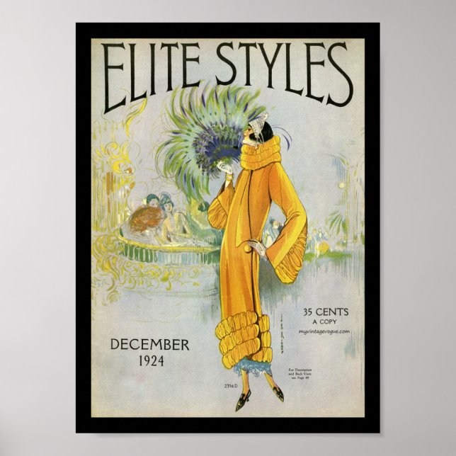 Elite Styles 1924 Poster (Vorne)