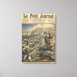 Elite-Truppen der französischen Armee, französisch Leinwanddruck