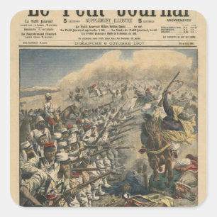 Elite-Truppen der französischen Armee, französisch Quadratischer Aufkleber