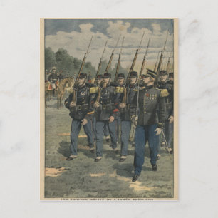 Elite-Truppen der französischen Armee Postkarte