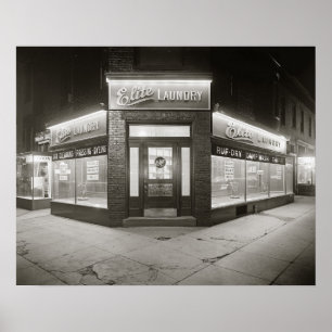 Elite Wäsche, 1928. Vintages Foto Poster