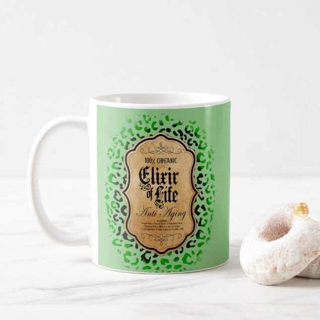 Elixer Life Pop Design Coffee Tasse Cup (Mit Donut)