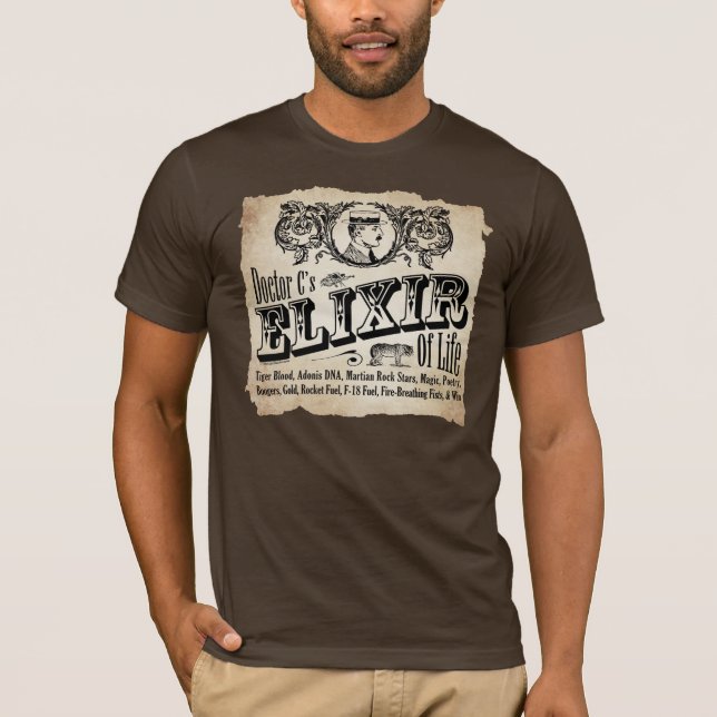 Elixir des Lebens - Dunkel T-Shirt (Vorderseite)