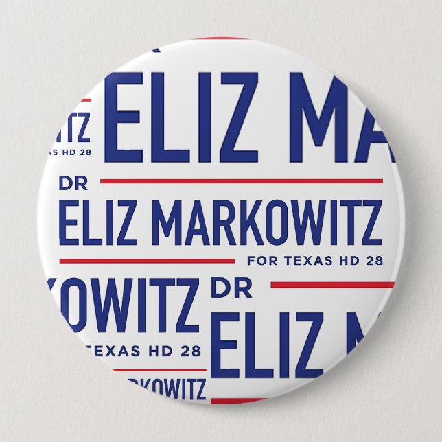 Eliz Markowitz Round Button (Vorderseite)