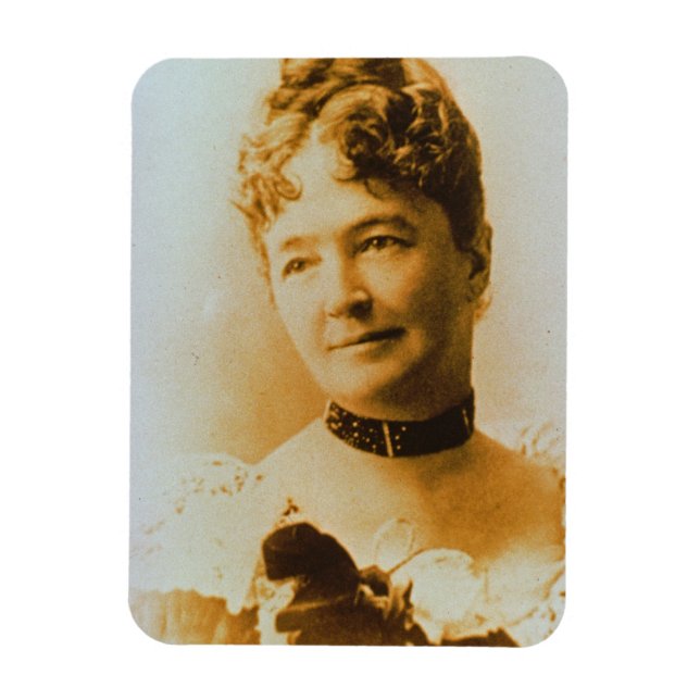 Elizabeth Bacon Custer (1842-1933) Ehefrau General Magnet (Vertikal)