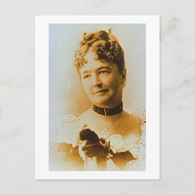 Elizabeth Bacon Custer (1842-1933) Ehefrau General Postkarte (Vorderseite)