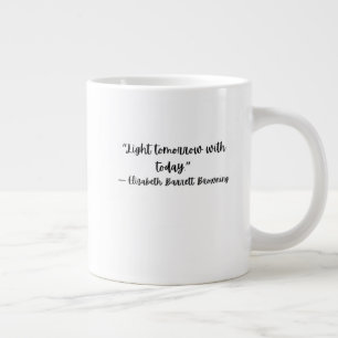 Elizabeth Barrett Browning Inspirierender Becher Jumbo-Tasse