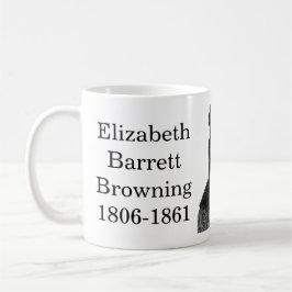 Elizabeth Barrett Browning Zitat zum Schreiben Kaffeetasse