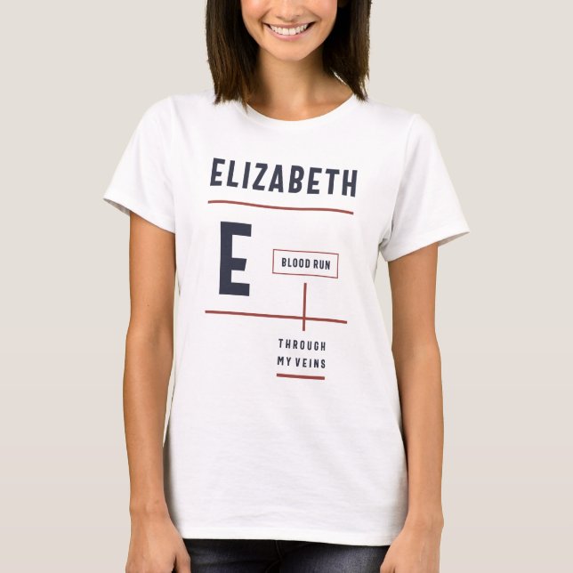 Elizabeth Blood läuft durch meine Venen T-Shirt (Vorderseite)