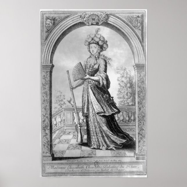 Elizabeth Charlotte von der Pfalz Poster (Vorne)