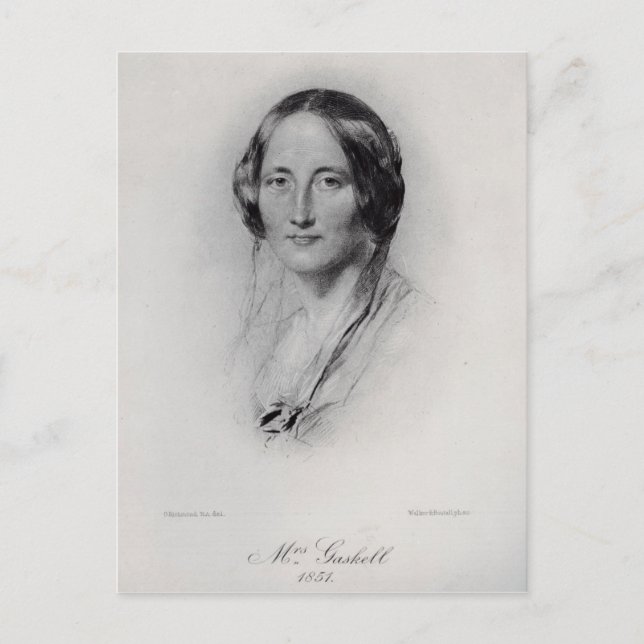 Elizabeth Cleghorn Gaskell Postkarte (Vorderseite)