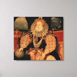 Elizabeth I, Armadaporträt, c.1588 Leinwanddruck