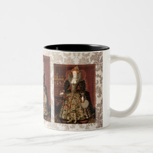 Elizabeth I ca. 1599 Zweifarbige Tasse