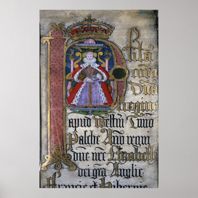 Elizabeth I., Coram Rege Rolls Poster (Vorne)