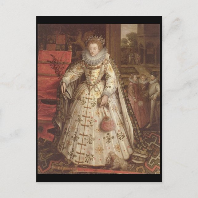 Elizabeth I Postkarte (Vorderseite)