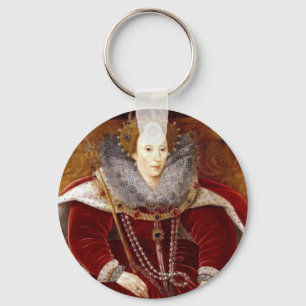 Elizabeth I Red Robes Schlüsselanhänger