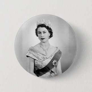 Elizabeth II-Königin von England Button