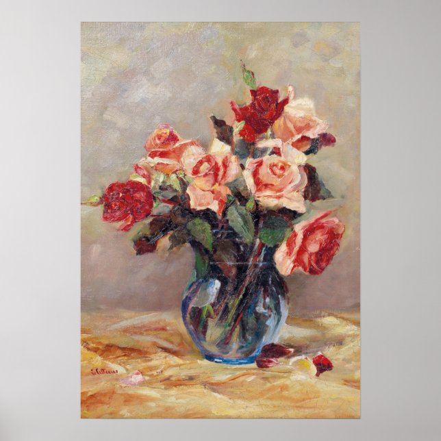 Elizabeth J. Grafin von Attems Stilllife mit Ros Poster (Vorne)