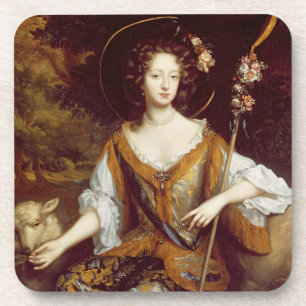 Elizabeth Jones, Gräfin von Kildare, c.1684 (Öl Getränkeuntersetzer