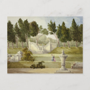 Elizabeth Murray - Garten bei Clifton Hall Postkarte