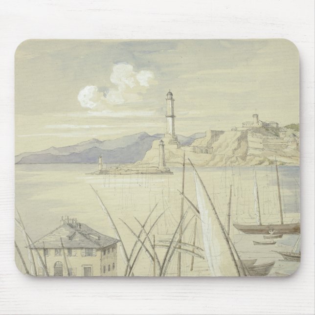 Elizabeth Murray - Genua von der Croce di Malta Mousepad (Vorne)