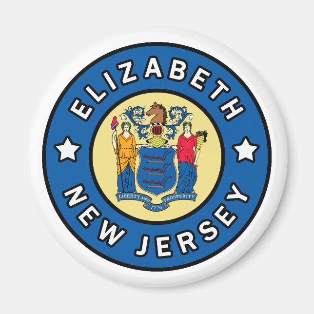 Elizabeth New Jersey Magnet (Vorne)