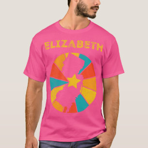 Elizabeth New Jersey Vintag Distressed Souvenir 1 T-Shirt