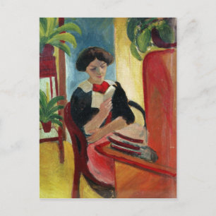 Elizabeth Reading Postkarte